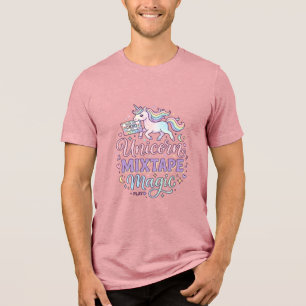 Unicorn Mixtape Magic Adorable Sticker and Shirt D