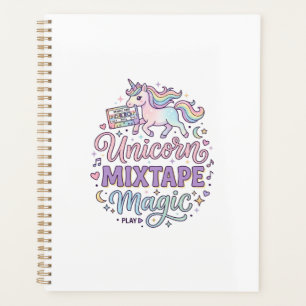 Unicorn Mixtape Magic Adorable Sticker and Shirt D Planner