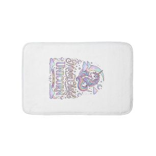 Unicorn Moon Child Unicorn Original Zazzle Design_ Bath Mat