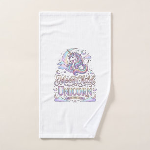 Unicorn Moon Child Unicorn Original Zazzle Design_ Hand Towel
