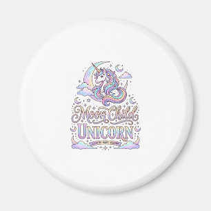 Unicorn Moon Child Unicorn Original Zazzle Design_ Magnet