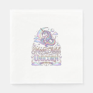Unicorn Moon Child Unicorn Original Zazzle Design_ Napkin