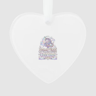 Unicorn Moon Child Unicorn Original Zazzle Design_ Ornament