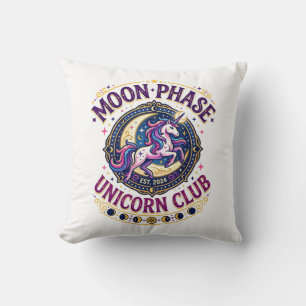 Unicorn Moon Phase Unicorn Club Commercial Shirt G Cushion