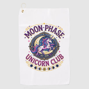 Unicorn Moon Phase Unicorn Club Commercial Shirt G Golf Towel