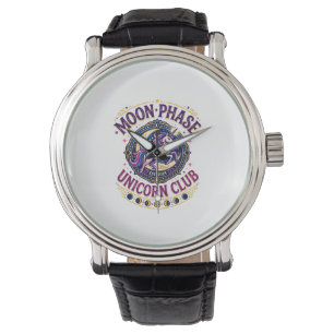 Unicorn Moon Phase Unicorn Club Commercial Shirt G Watch