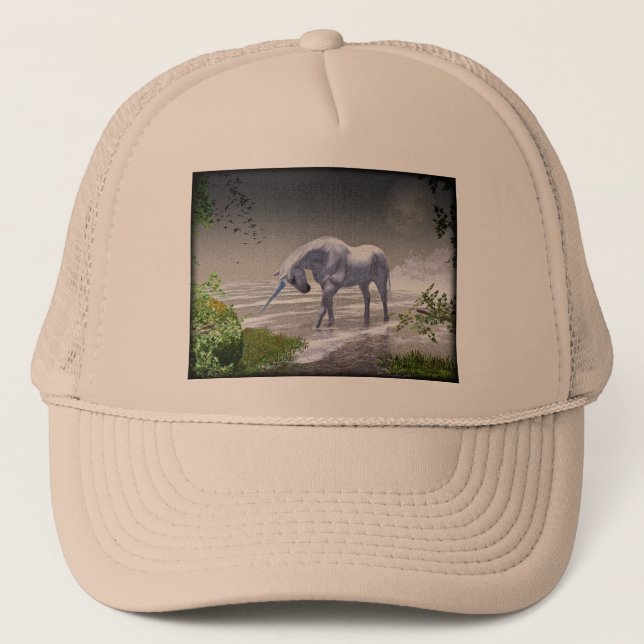 Unicorn Moon Trucker Hat (Front)