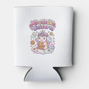 Unicorn Mooncake Unicorn Charming Apparel Graphic_ Can Cooler