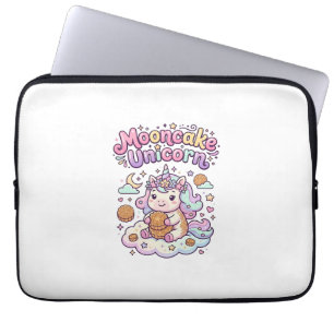 Unicorn Mooncake Unicorn Charming Apparel Graphic_ Laptop Sleeve