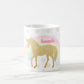 Unicorn Mug, Glitter Unicorn Mug