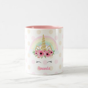 Unicorn Mug, Glitter Unicorn Mug