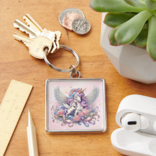 Unicorn Mum & Child Keychain