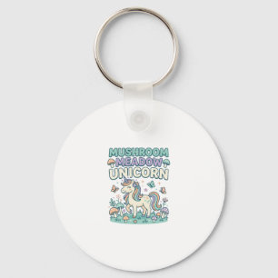 Unicorn Mushroom Meadow Unicorn Trendy T-Shirt Des Key Ring