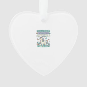 Unicorn Mushroom Meadow Unicorn Trendy T-Shirt Des Ornament