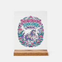 Unicorn Mushroom Unicorn Magic Colourful POD Artwo