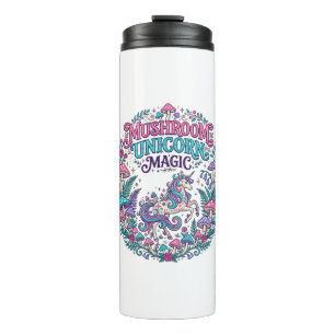 Unicorn Mushroom Unicorn Magic Colourful POD Artwo Thermal Tumbler