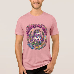 Unicorn Mushrooms Moss and Magic Commercial Shirt