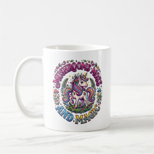 Unicorn Mushrooms Moss and Magic Commercial Shirt  Coffee Mug