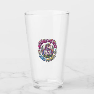 Unicorn Mushrooms Moss and Magic Commercial Shirt Glass
