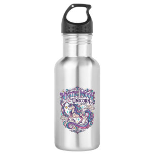 Unicorn Mystic Moon Unicorn Colourful 532 Ml Water Bottle