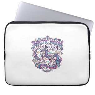 Unicorn Mystic Moon Unicorn Colourful Laptop Sleeve