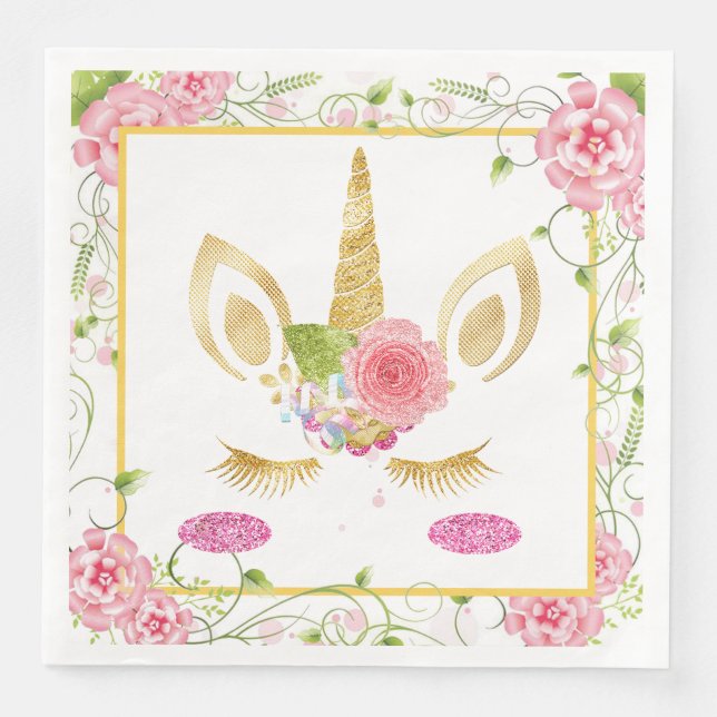 Unicorn Napkin (Front)