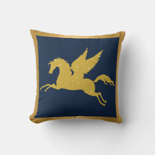 UNICORN NAVY GOLD DOUBLESIDED Cushion Pillow