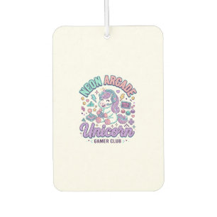 Unicorn Neon Arcade Unicorn Retro Style Product Gr Car Air Freshener