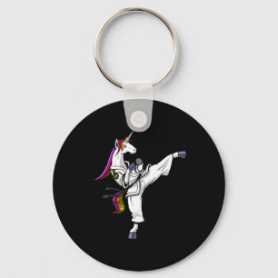 Unicorn Ninja Karate Martial Art Kickboxing Jiu Ji Key Ring