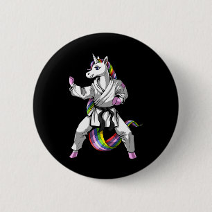 Unicorn Ninja Karate Martial Art Kickboxing Taekwo 6 Cm Round Badge