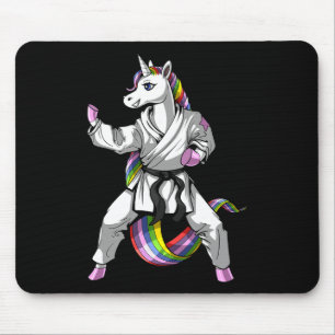 Unicorn Ninja Karate Martial Art Kickboxing Taekwo Mouse Pad