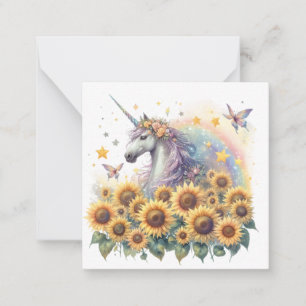 Unicorn Note Card