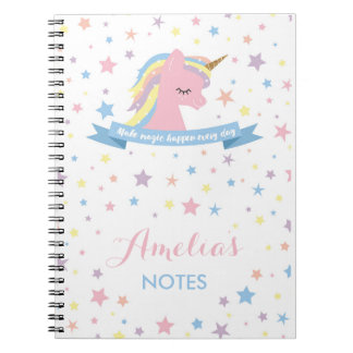 Unicorn notebook - "make magic happen every day"