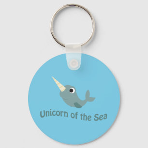 Unicorn of the Sea Key Ring