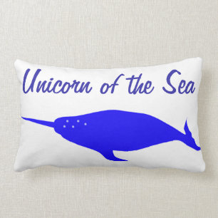 Unicorn of the Sea Lumbar Cushion
