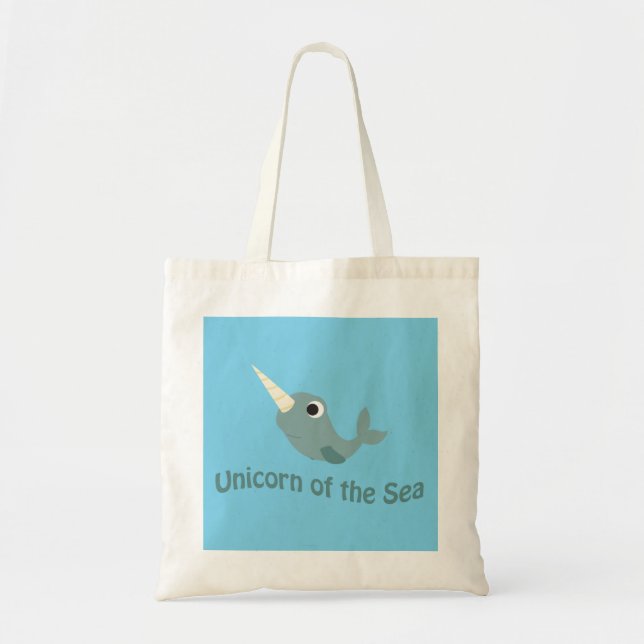 Unicorn of the Sea Tote Bag (Front)