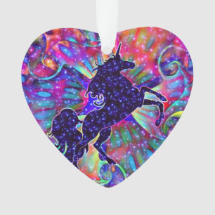 UNICORN OF THE UNIVERSE multicolored Ornament