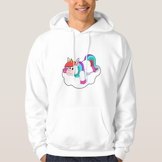 Unicorn on Clouds Hoodie (Front)