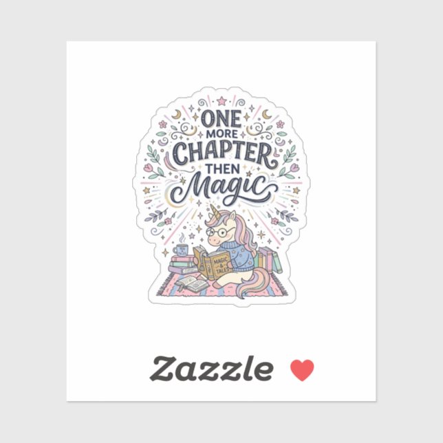 Unicorn One More Chapter Then Magic Print Ready Ma (Sheet)