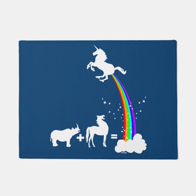 Unicorn origin doormat (Front)