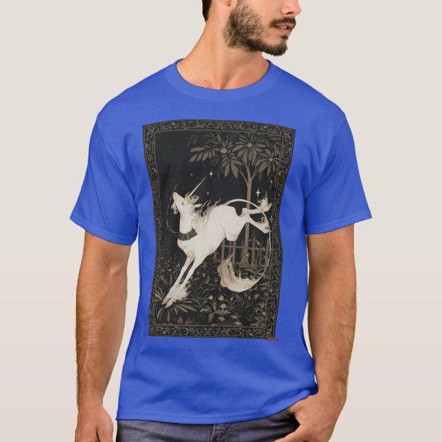 unicorn out of captivity retro T-Shirt (Front)