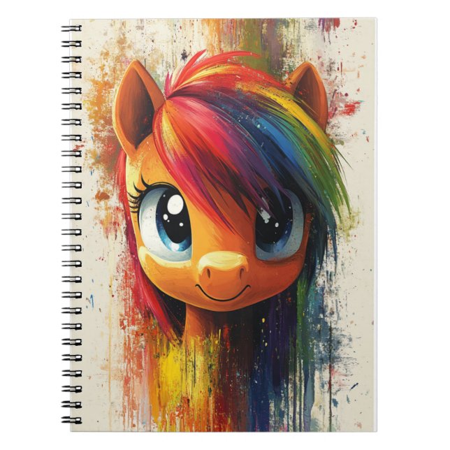 Unicorn painting notebook (Front)