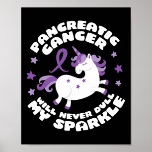 Unicorn Pancreatic Cancer Fun  Poster