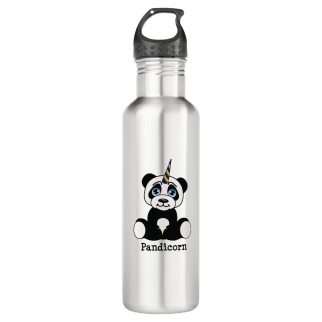 Unicorn Panda 710 Ml Water Bottle (Front)