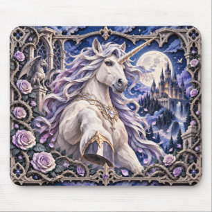 Unicorn, Paper Cut Monster Mouse Pad