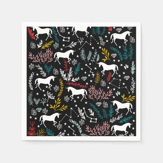 Unicorn Paper Napkin (Front)