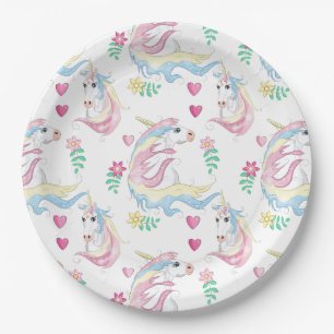 Unicorn Paper Plate