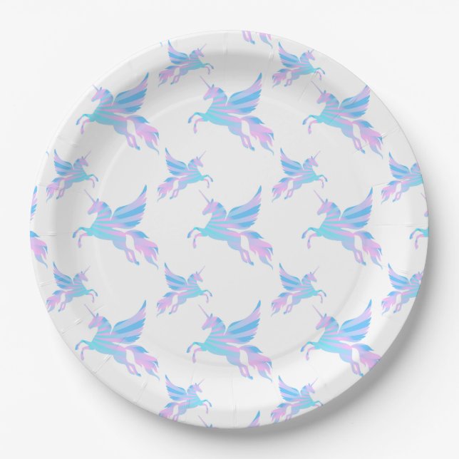 Unicorn Paper Plate (Front)