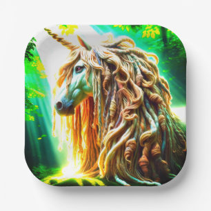 Unicorn Paper Plate