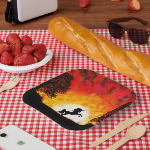 Unicorn Paper Plate